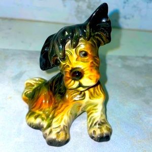 Terrier Dog Figurine Erphila #2663 Made in Germany Vintage Marked 1939 EUC